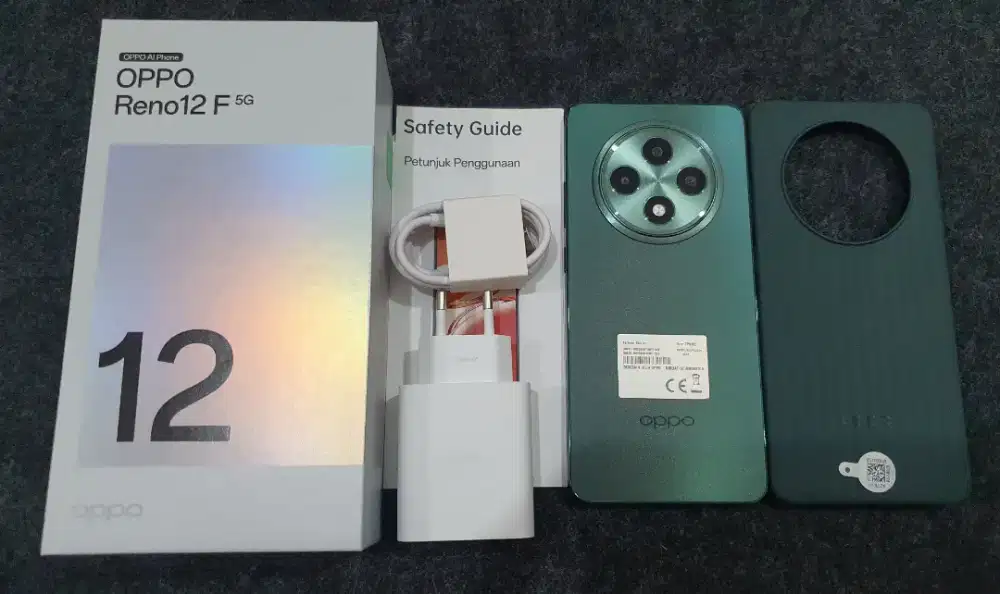 Ex Display Oppo Reno12 F 5G Ram 12/256GB Kelengkapan Fullset Original