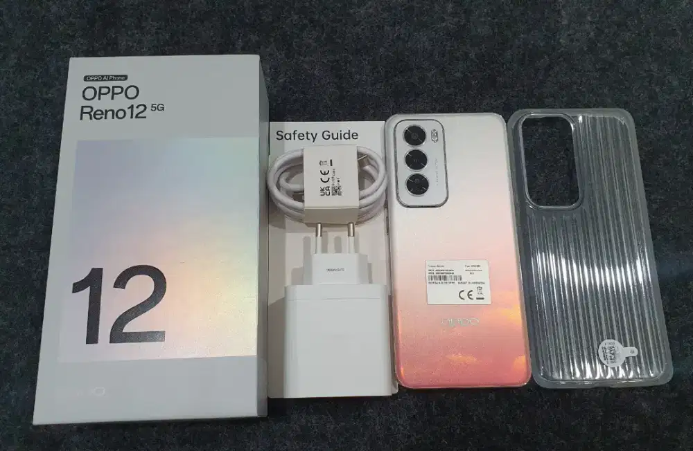 Ex Display Oppo Reno12 5G Ram 12/256GB Kelengkapan Fullset Original