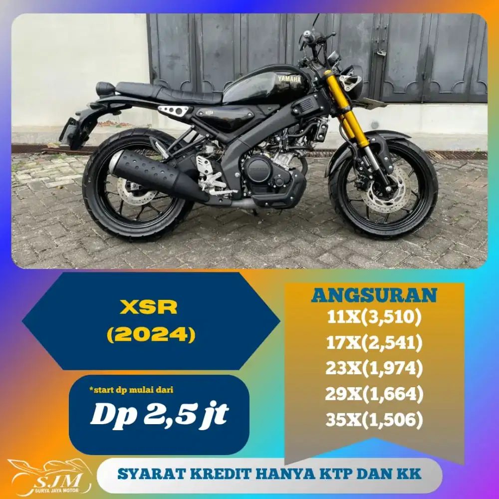YAMAHA XSR 155 2024 SIAP PAKAI