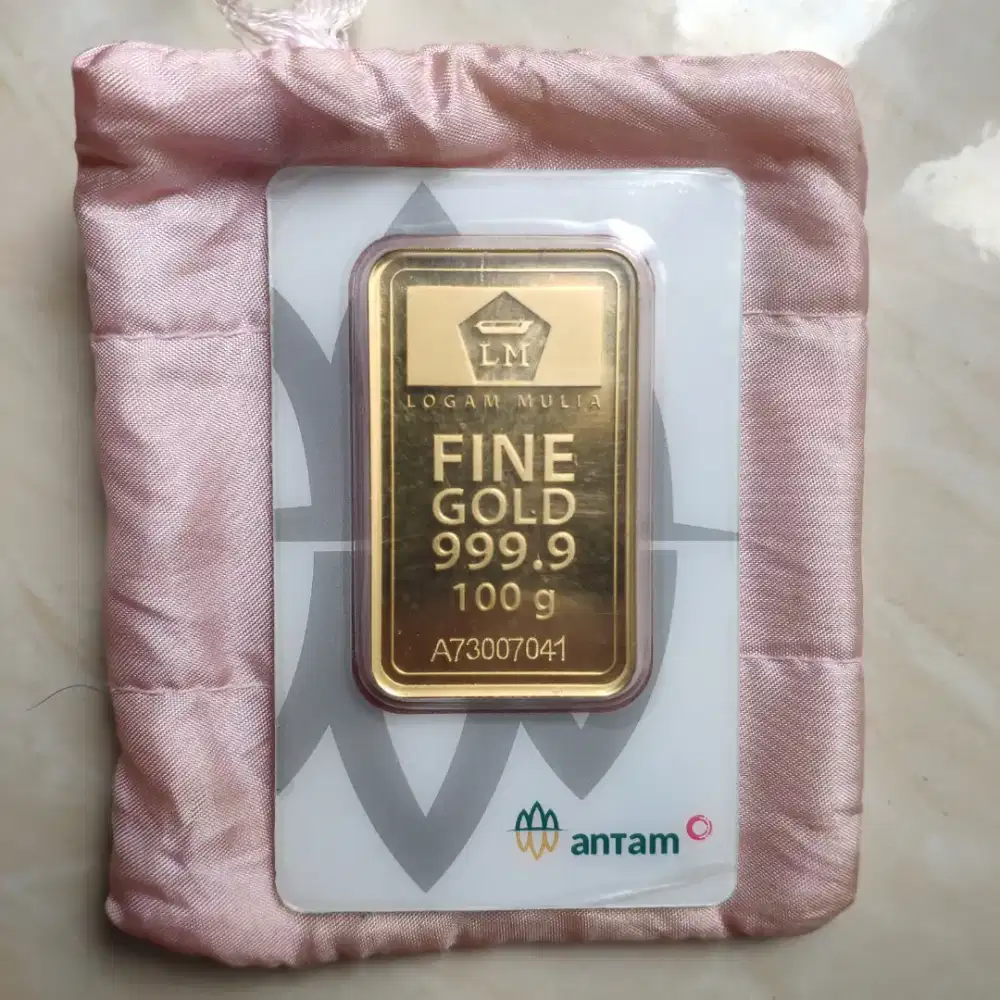 Emas Antam LM (logam mulia) 100gr