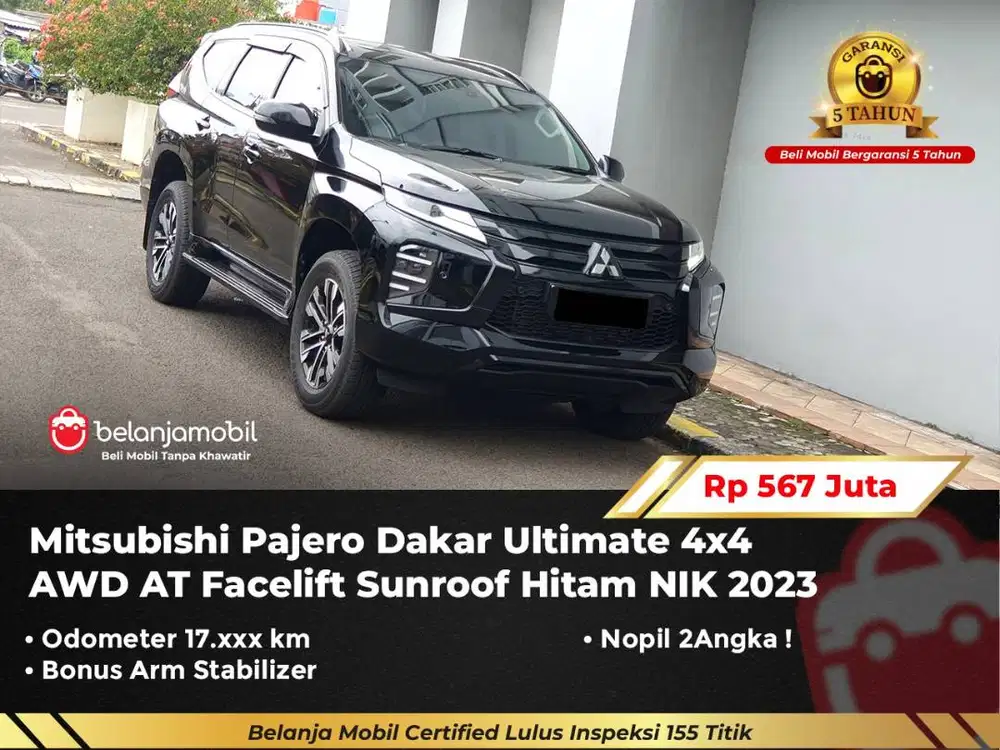 [4x4] Mitsubishi Pajero Dakar Ultimate AWD Facelift Sunroof 2023/2024