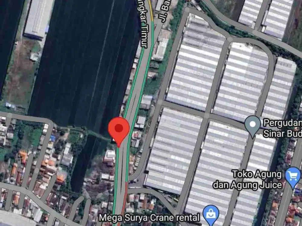 Dijual tanah cocok pergudangan pabrik Lingkar Timur Sidoarjo