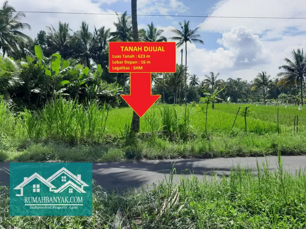 Jual Tanah Strategis, Tepi Jalan Aspal Di Pakem. Suasana Sejuk & Asri