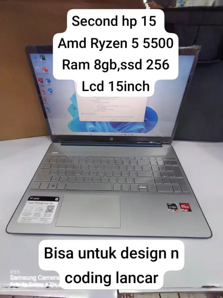 Laptop  Hp 15 ryzen 5