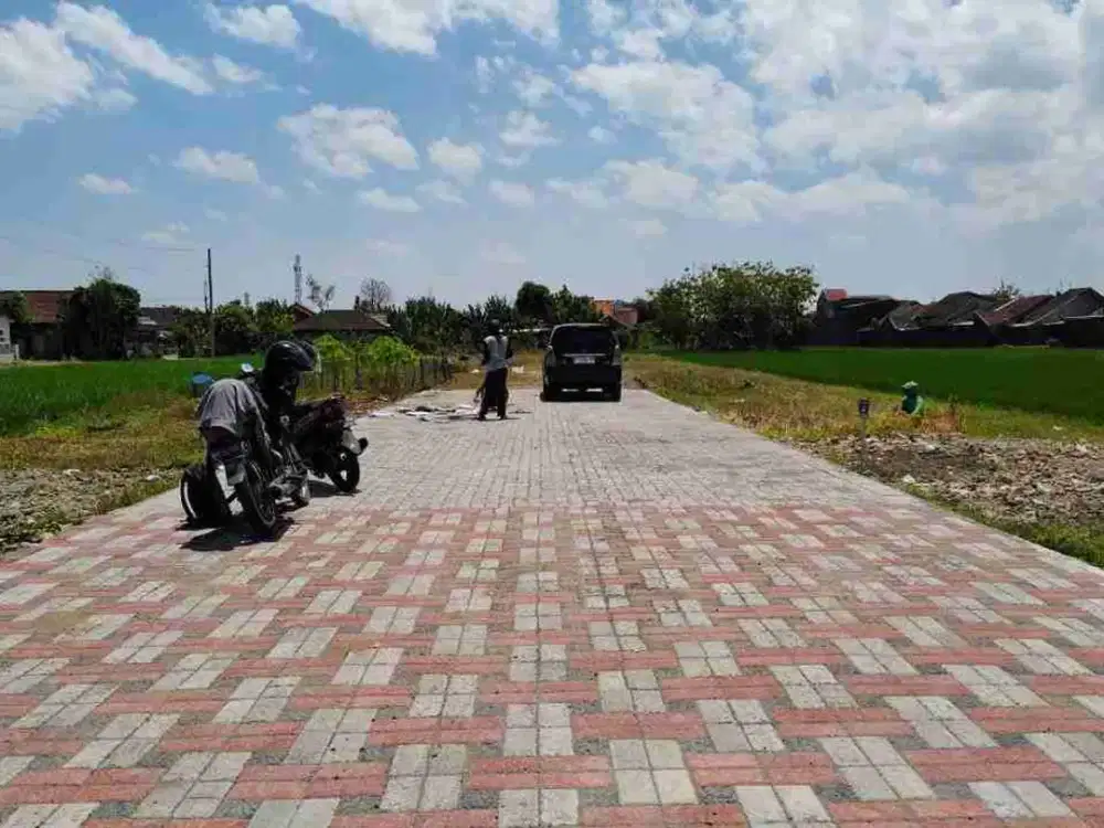 tanah kavling strategis kompleks cluster dekat kantor Bupati Jombor Sukoharjo