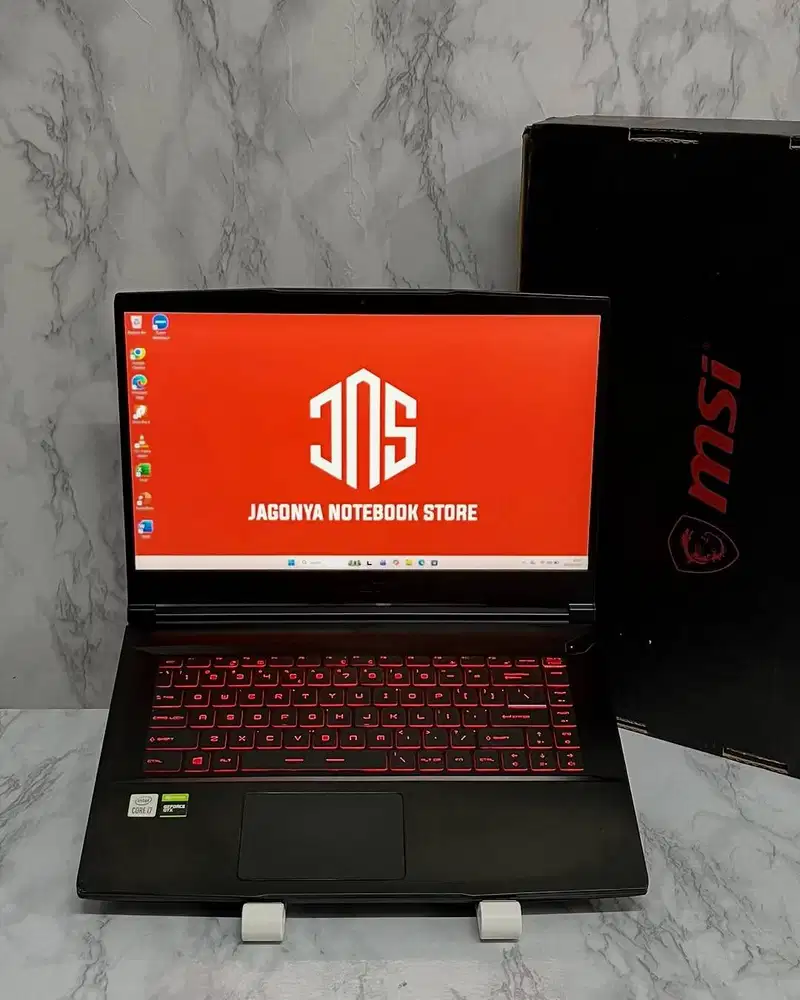 MSI GF63 THIN 10SC i7 10750H RAM 8GB SSD 512GB M2 NVMe GTX1650 4GB