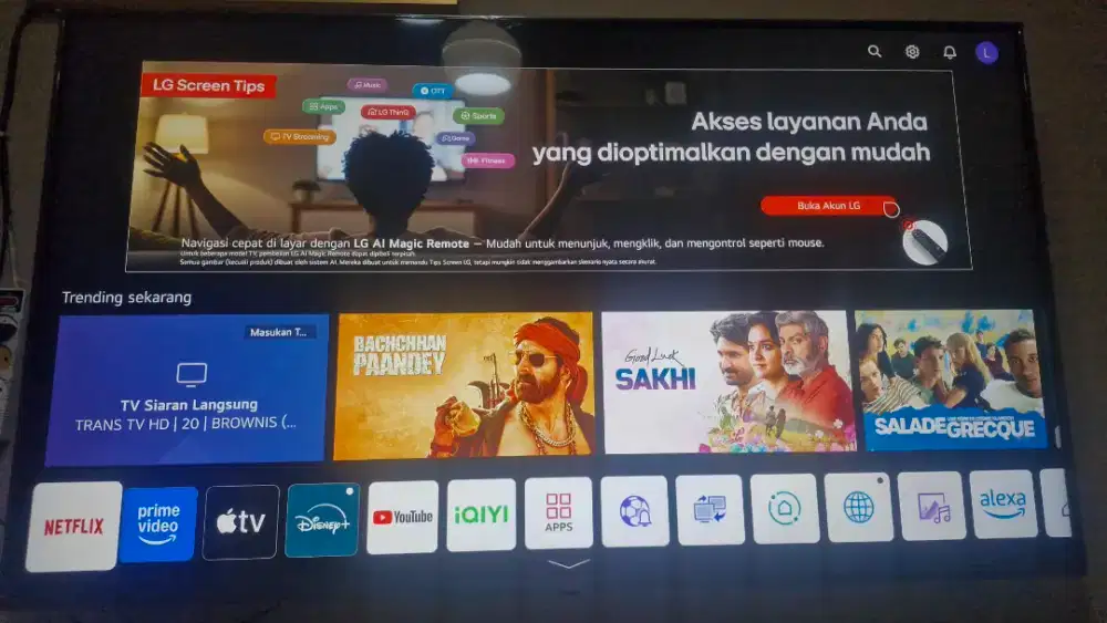 Dijual smart TV LG 55inch