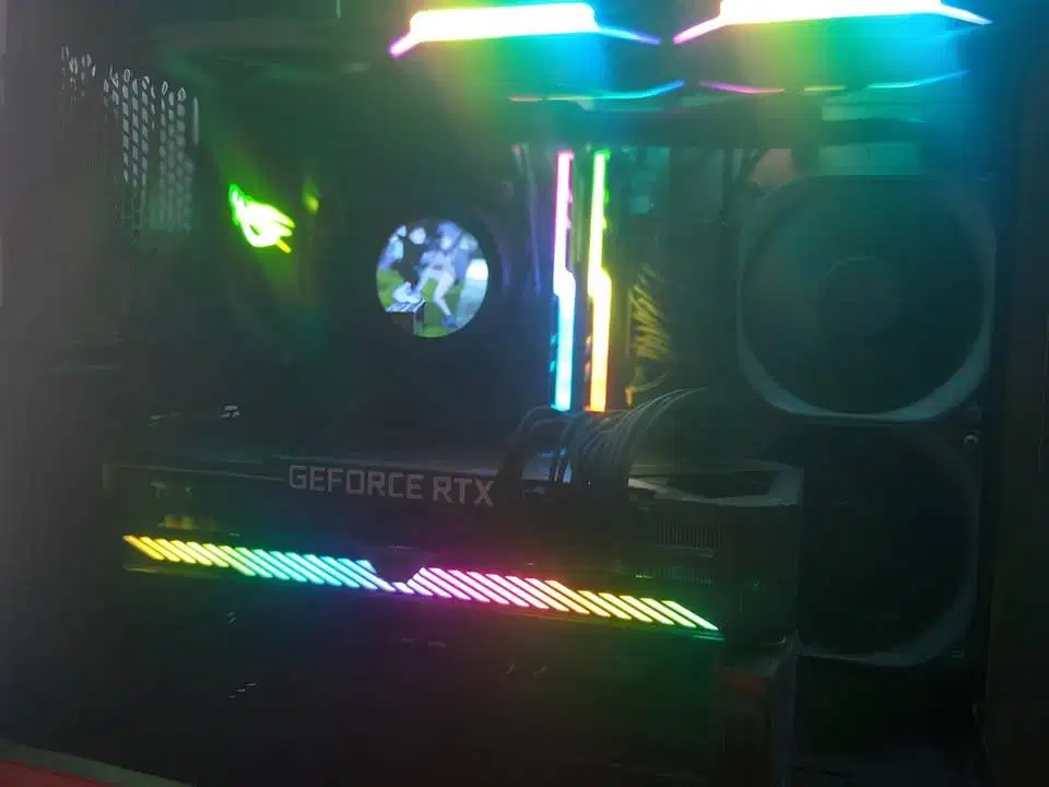PC gaming set Ryzen 5 5600x RTX 3070 ti