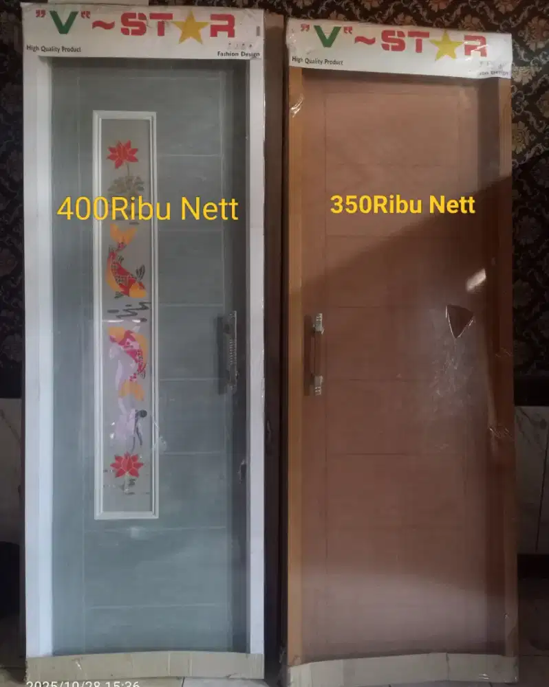 Pintu Kamar Mandi Kondisi Baru Dan Tidak Jadi Untuk Di Pakai