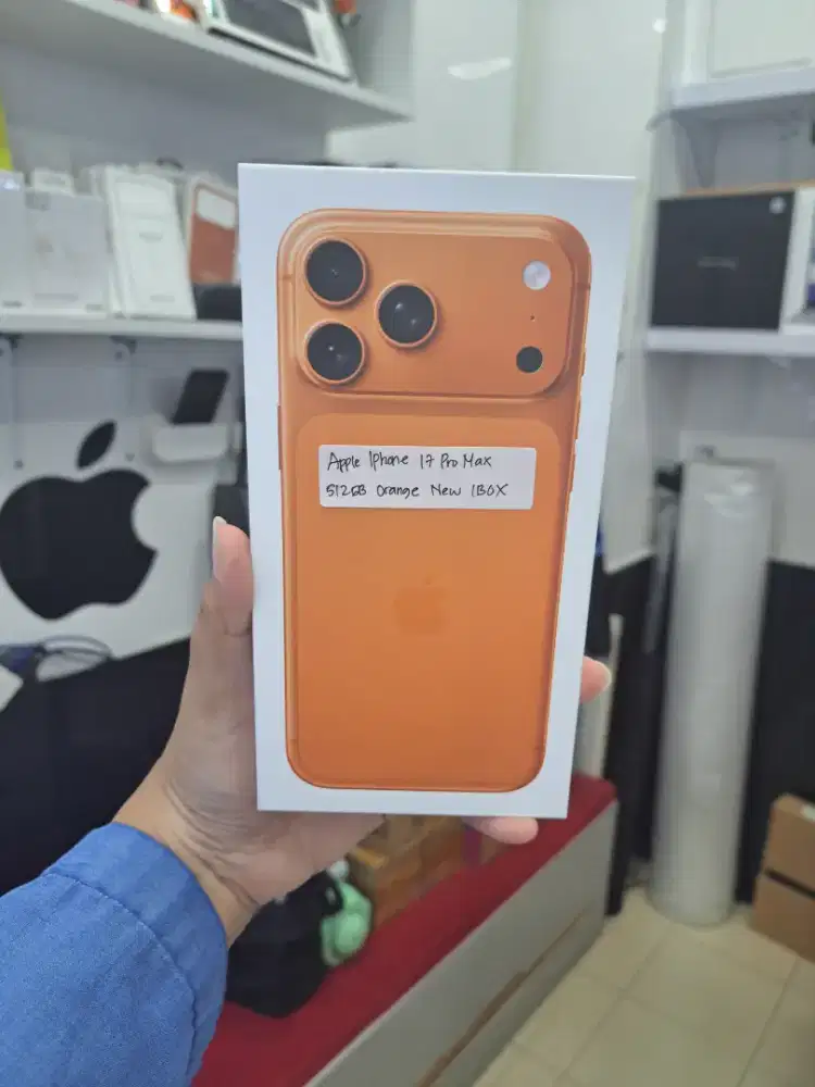 IPhone 17 Pro Max 512GB Cosmic Orange New Segel Belum Aktif IBOX