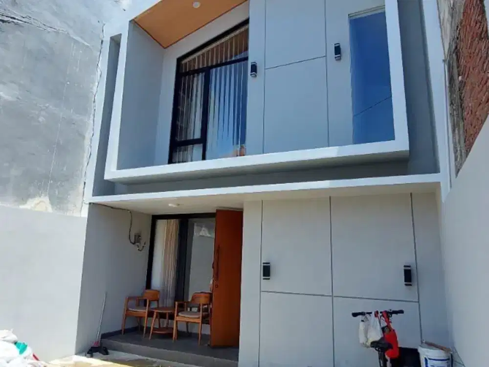 Rumah Modern di Mulyosari dekat Pakuwon City, Dharmahusada, Sutorejo (DND)