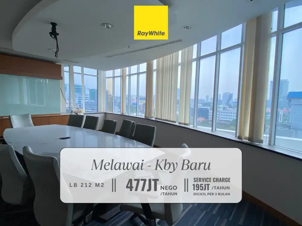 Disewakan Murah! Kantor Furnished di Melawai, Kebayoran Baru