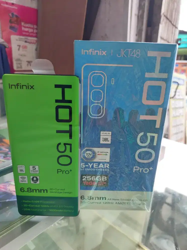 Infinix hot 50pro plus ram 8 256GB like new garansi resmi