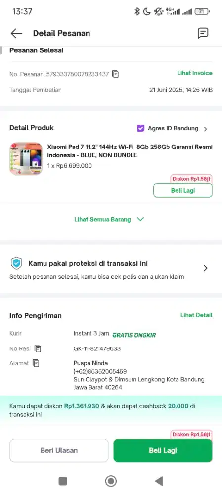 Jual Cepatttttt, Xiaomi Pad 7