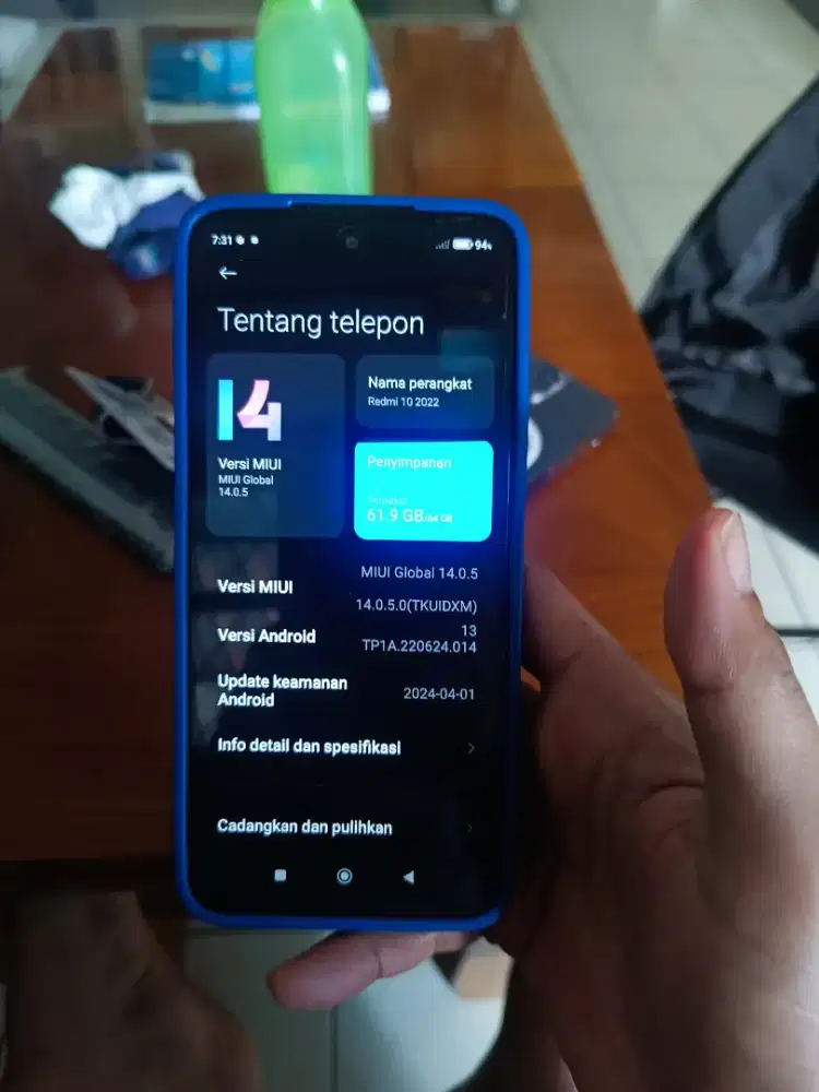 Dijual xiaomi redmi 10