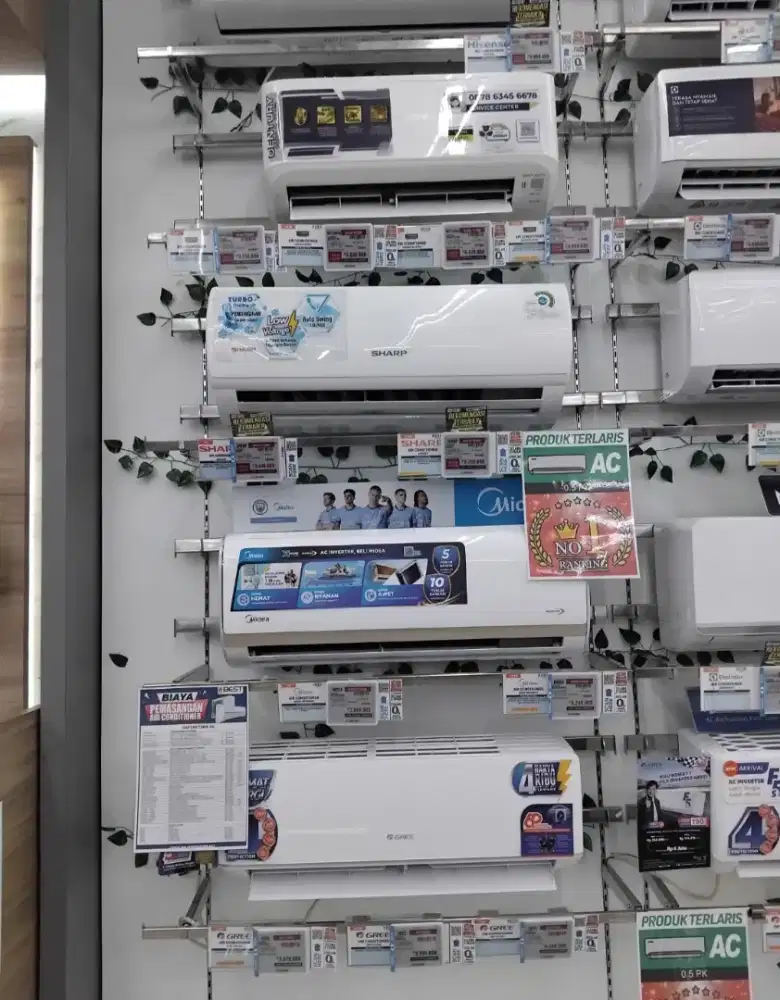 AC Midea 1Pk Free Ongkir