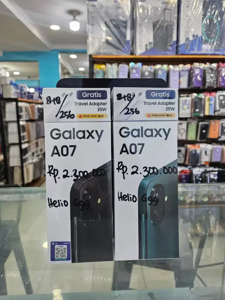 PROMO TERMURAH!! SAMSUNG GALAXY A07 8+8/256GB RESMI INDONESIA 1 TAHUN