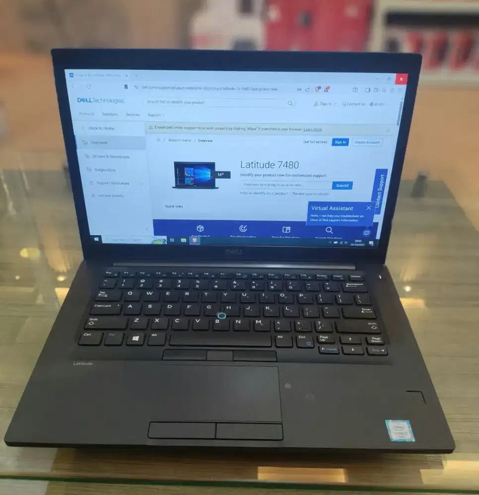 Laptop Dell Latitude 7480 Core i5 Gen 7 8/256GB 3,5juta