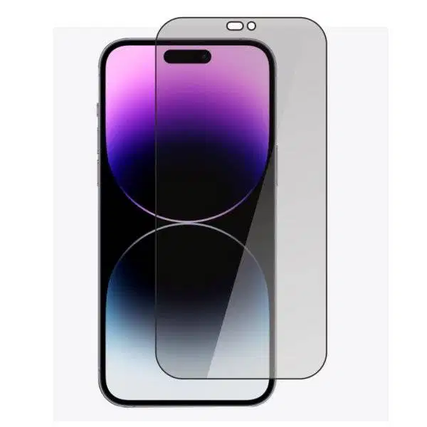 Hikaru Tempered Glass 3D Privacy iPhone 14 Pro Max Fullset.