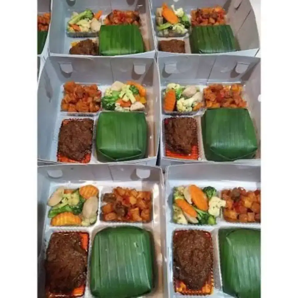 Aneka Nasi kotak juga tumpeng