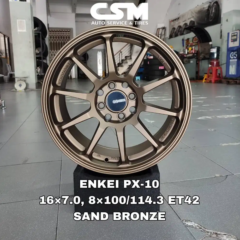 Enkei PX-10. R16. Utk Jazz, Brio, Agya, Ayla, Mobilio, Calya, Sigra