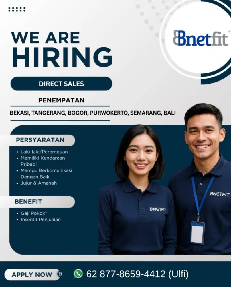 Lowongan Kerja Team Leader & Sales Executive (Provider Internet)