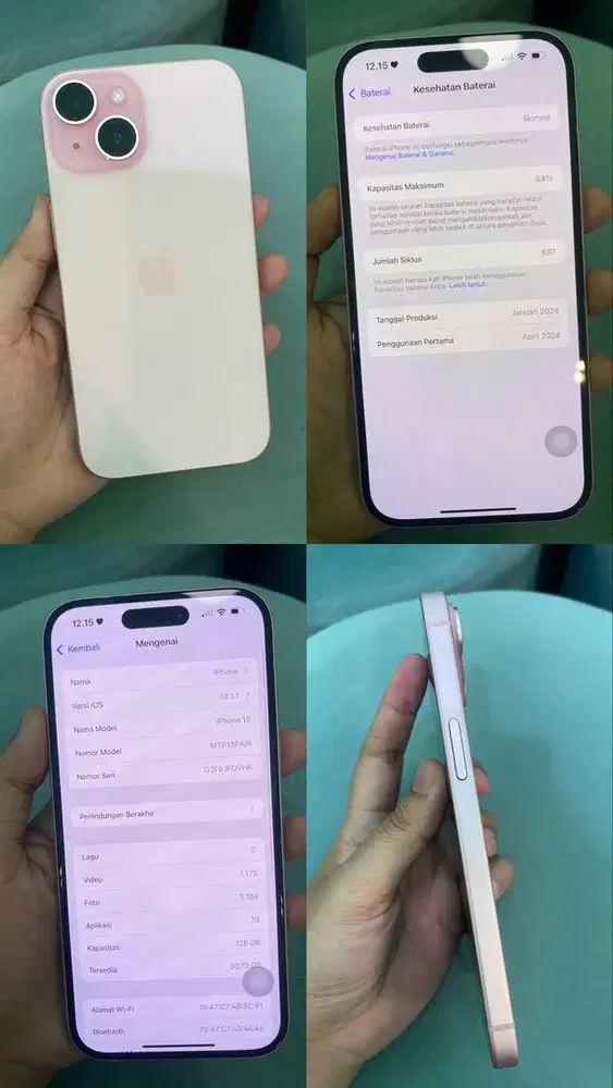 Dijual Iphone 15 128 GB