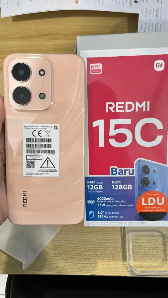 REDMI 15C BATRE BESAR 6000 HARGA 1JTAN AJA!