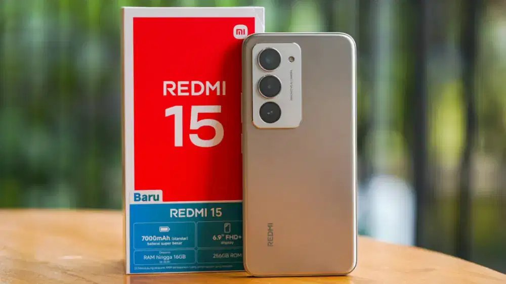 Xiaomi Redmi 15 Ram 8/128GB Baterai Jumboo 7000mAh Snapdragon 685