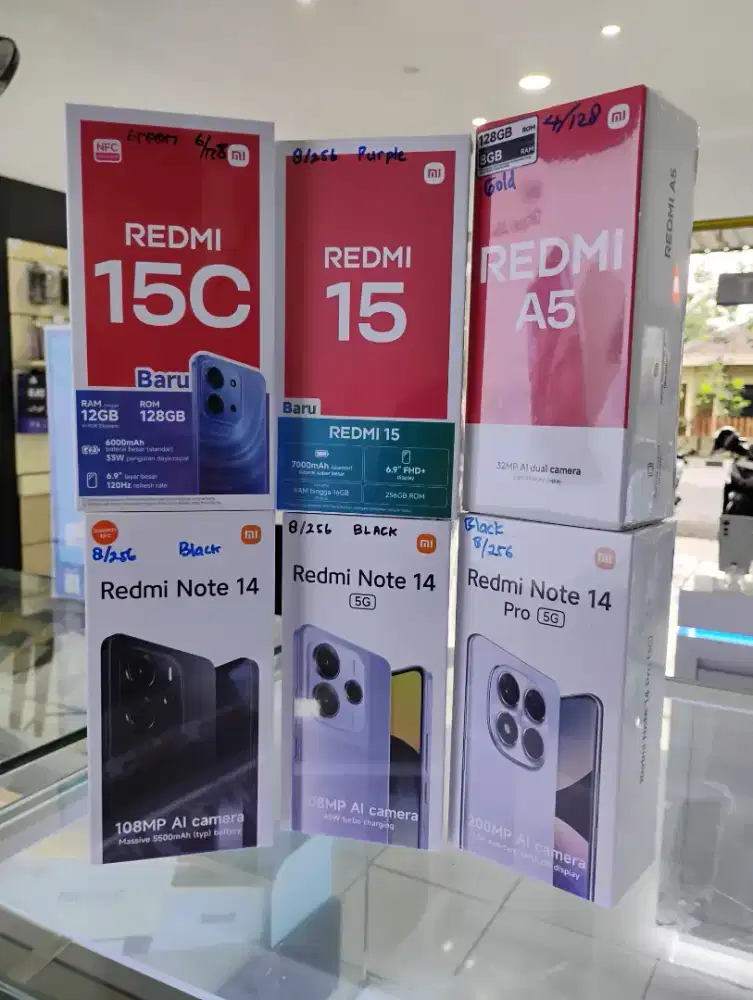 Promo Redmi A5 15 15c Note 14 Note 14 Pro