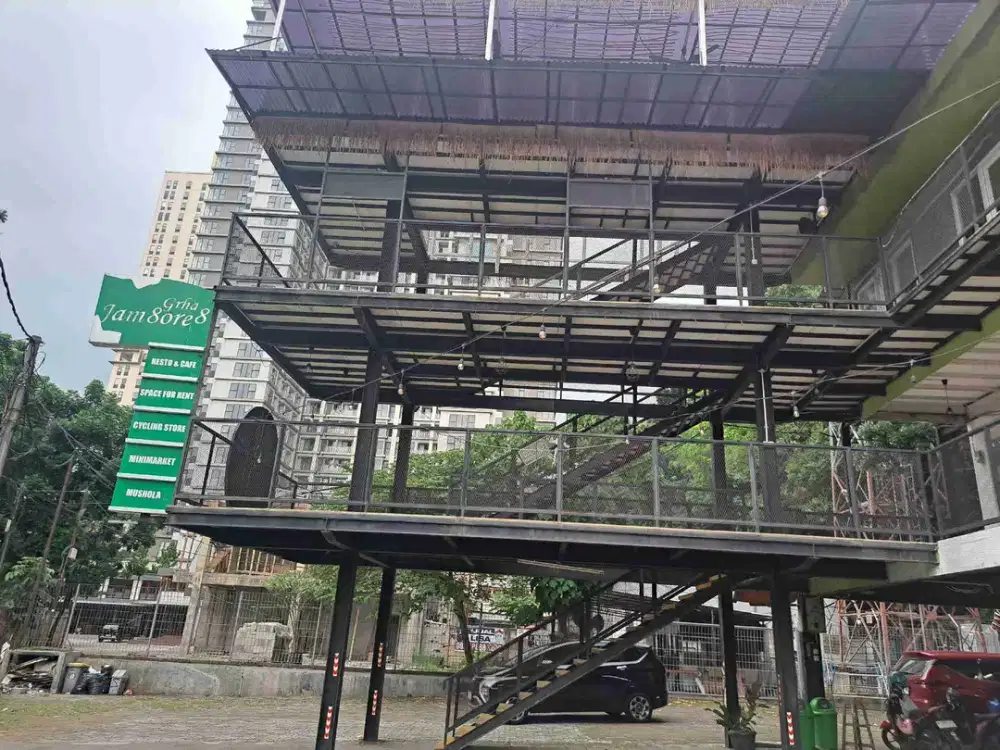 Sewa Bangunan Cocok untuk Resto, Studio, Cafe di Belakang Apartemen Trans Cibubur