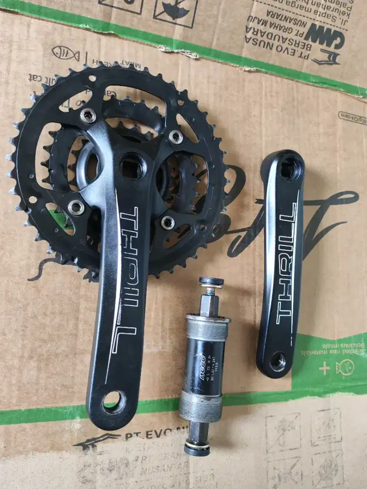 Crank bb kotak prowheel 3speed 44 32 22t