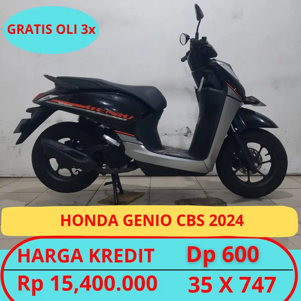 Honda Genio Cbs 2024 Garansi Mesin. Gratis Oli 3x Free