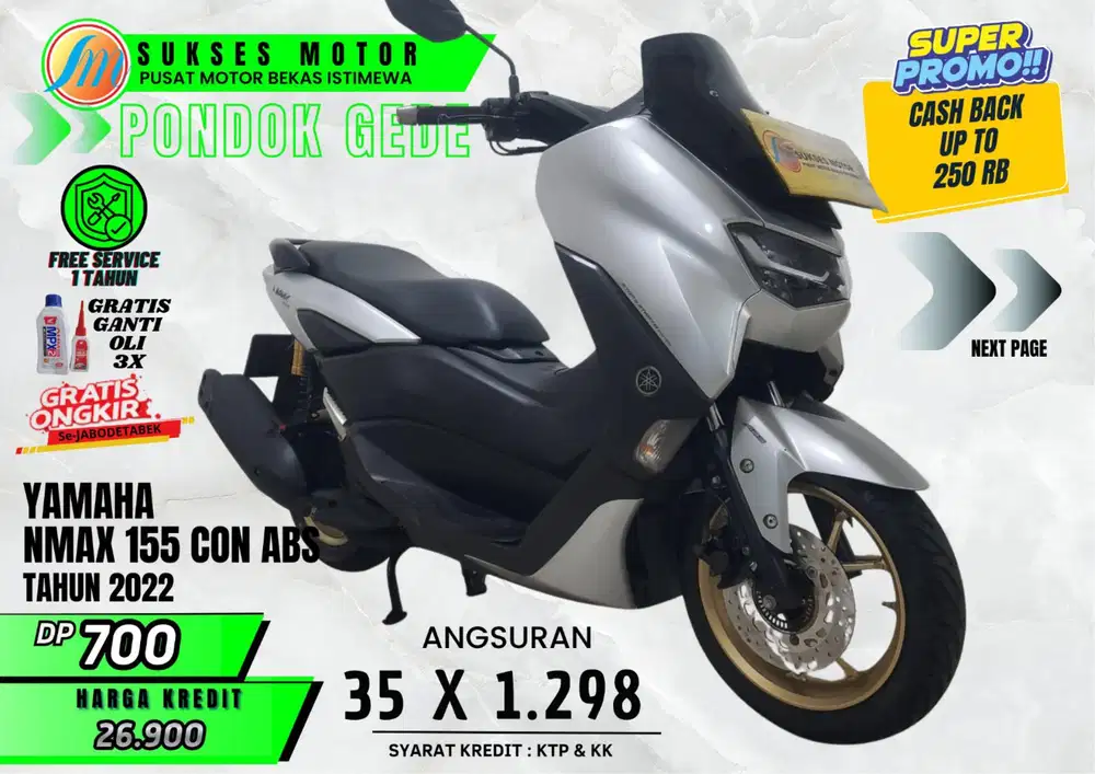 DP 700 NMAX CON TYPE ABS Tahun 2022