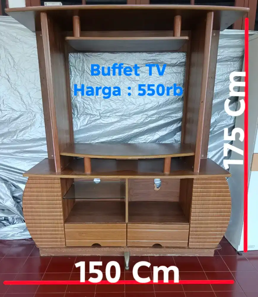 Lemari TV / buffet TV / Lemari multiguna