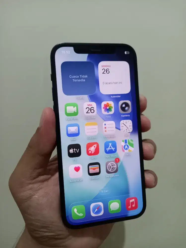 IPhone 12 Biru navy 64Gb Ex IBox Fullset normal