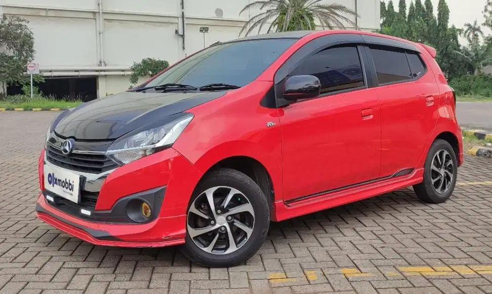 TDP 5,JT Daihatsu Ayla 1.2 R Bensin-MT Merah 2017