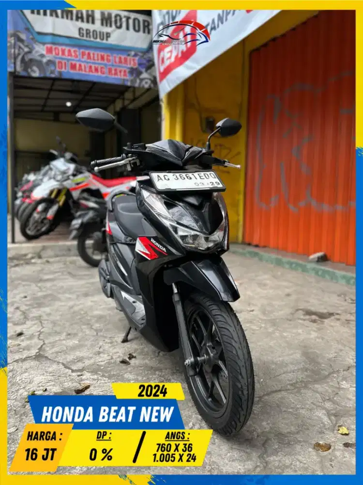 HONDA BEAT NEW 2024 BEKAS RASA BARU BOSSKU HIKMAH MOTOR KEPUH MALANG