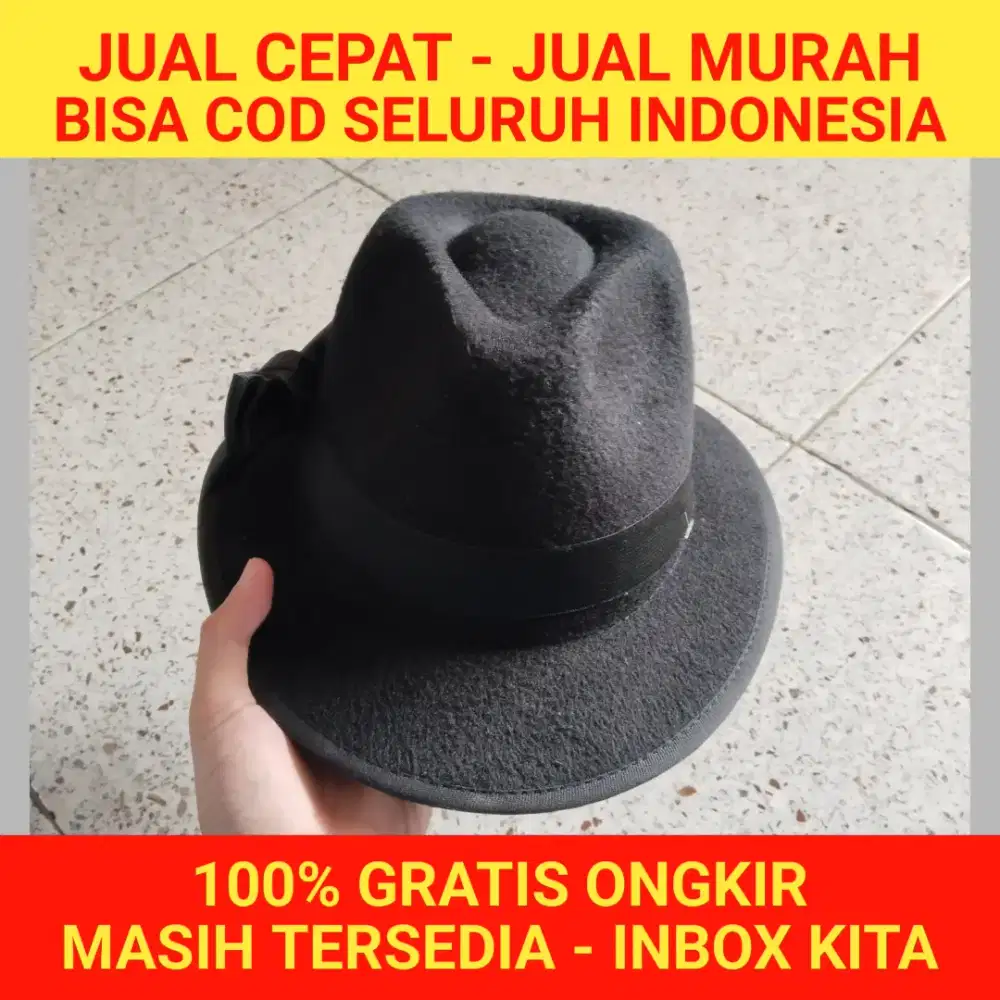 (BISA NEGO & COD) TOPI FEDORA