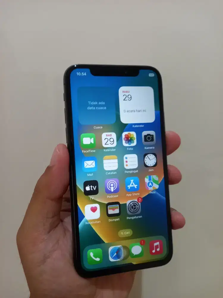 IPhone X Grey 256Gb Lte Fullset ada minus dibaca