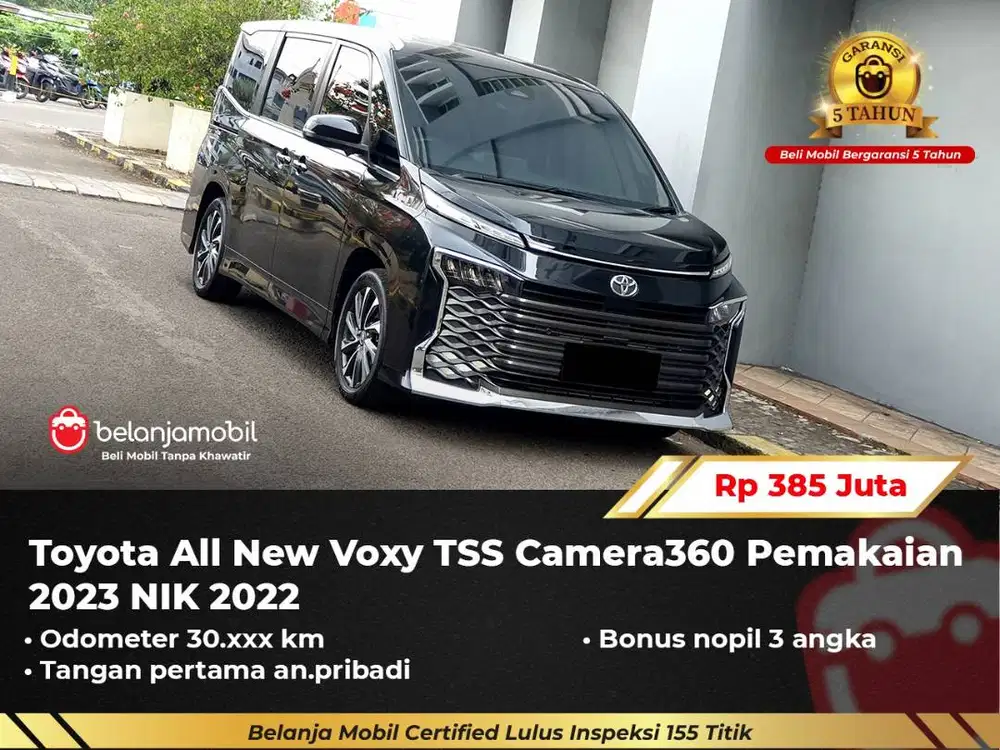 [ GARANSI 5TH ] Toyota All New Voxy TSS Camera360 2022/2023