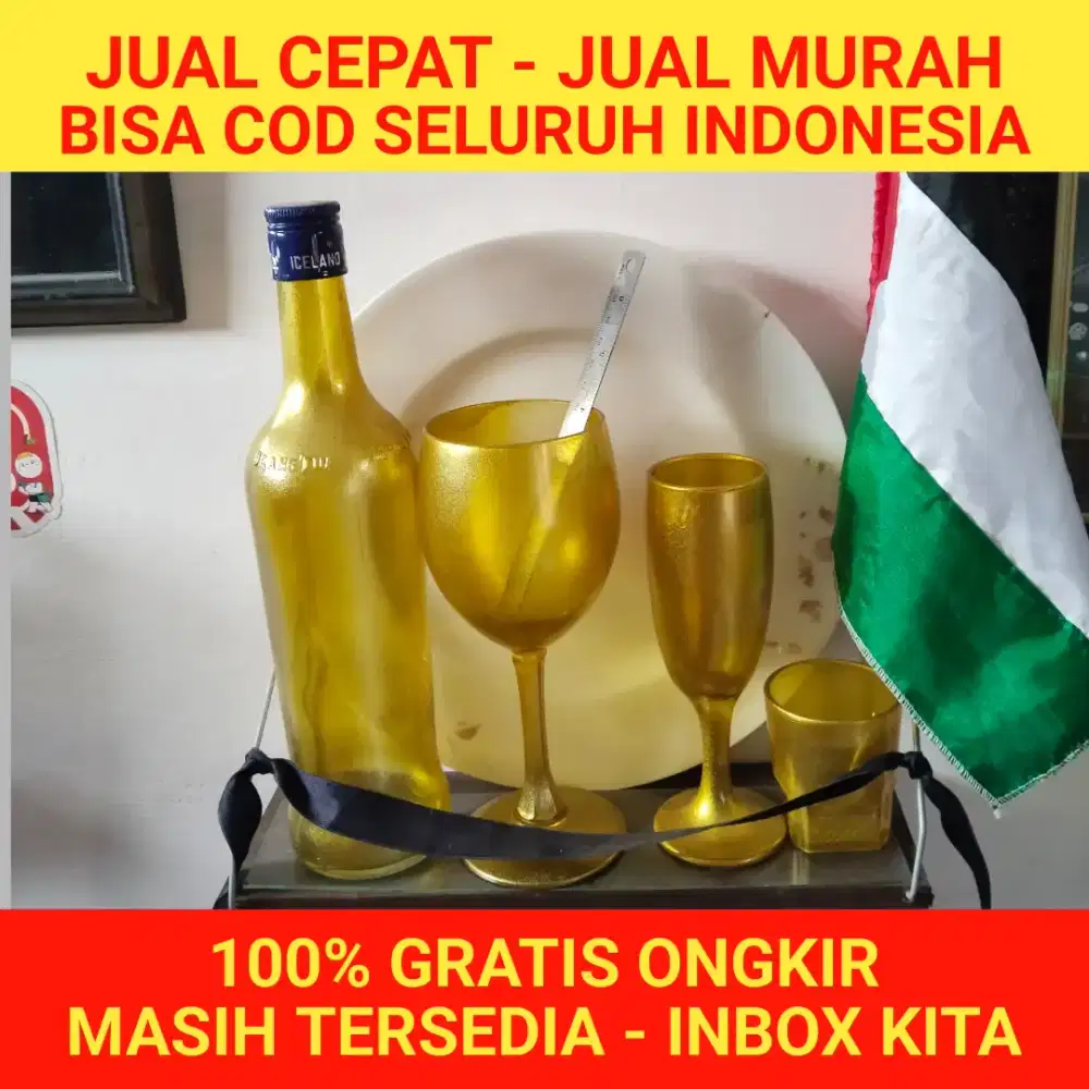 (BISA NEGO & COD) SET GELAS