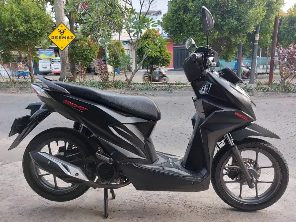 (DP 300 Rb)‼️ Honda Beat Deluxe CBS ISS Hitam Mulus 2023 Cash Kredit