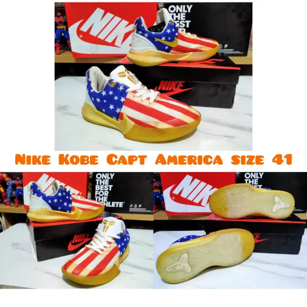 Sepatu Basket Nike Kobe Captain America