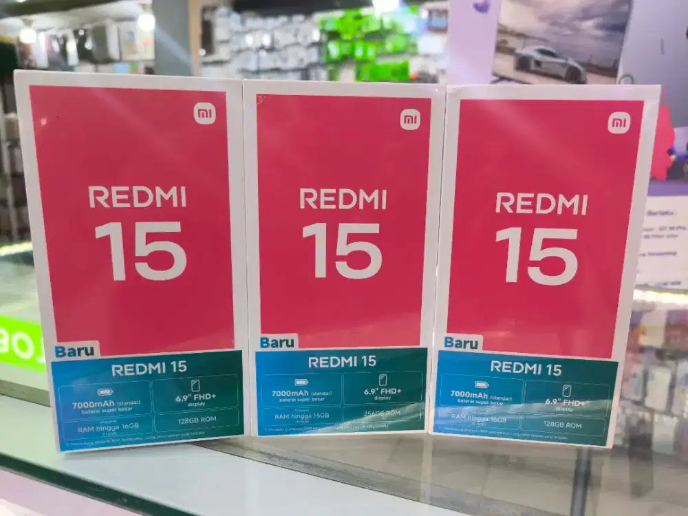 REDMI 15 8/128 GARANSI RESMI