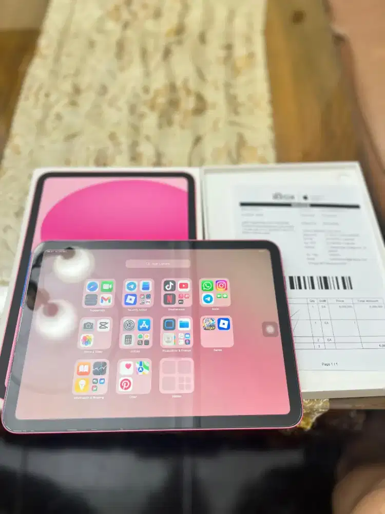 Ipad gen 11 (A16) pink 128 Gb ibox fullset like new no minus 100%