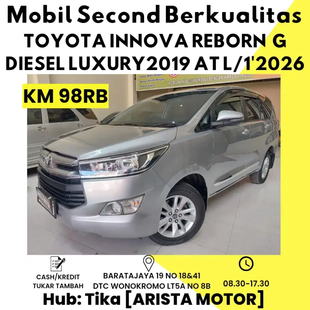 Toyota Innova Reborn G Diesel Luxury 2.4 AT 2019 L/1'2026