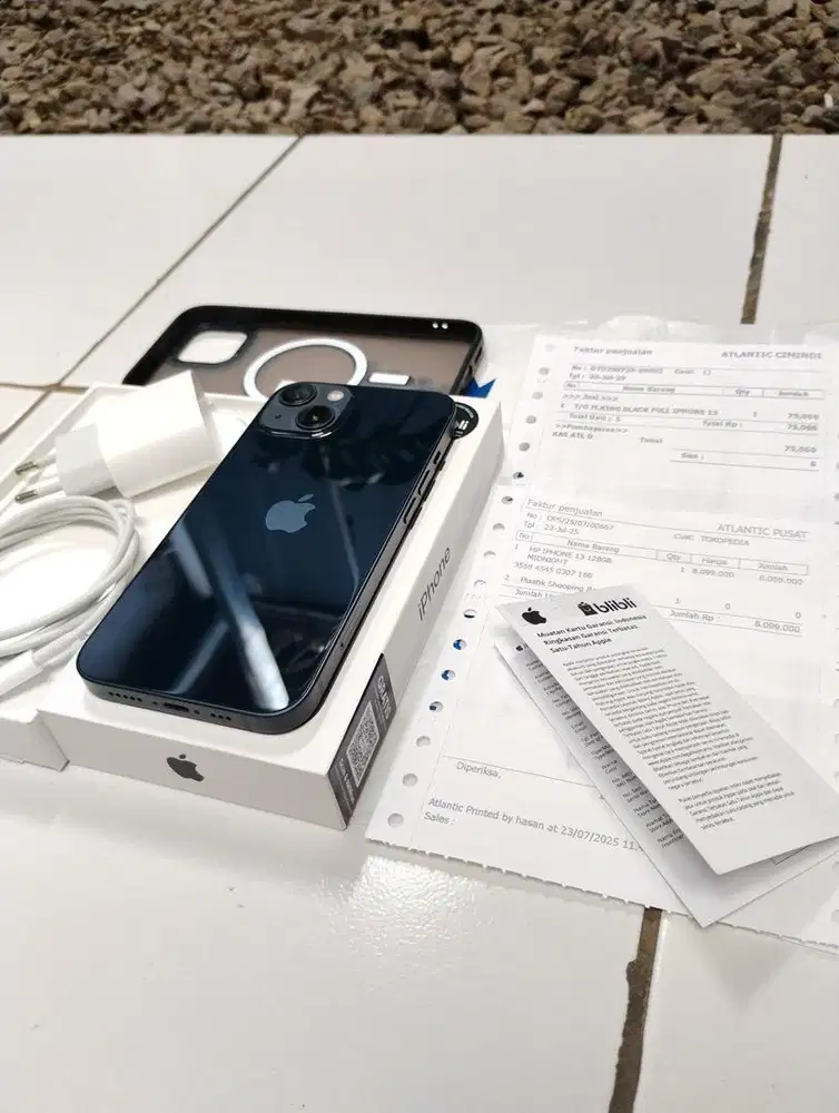 iPhone 13 128GB Usia 3 Bulan BH100% Bergaransi Resmi BliBli