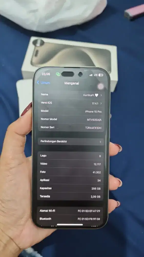 IPHONE 15 PRO 256GB RESMI