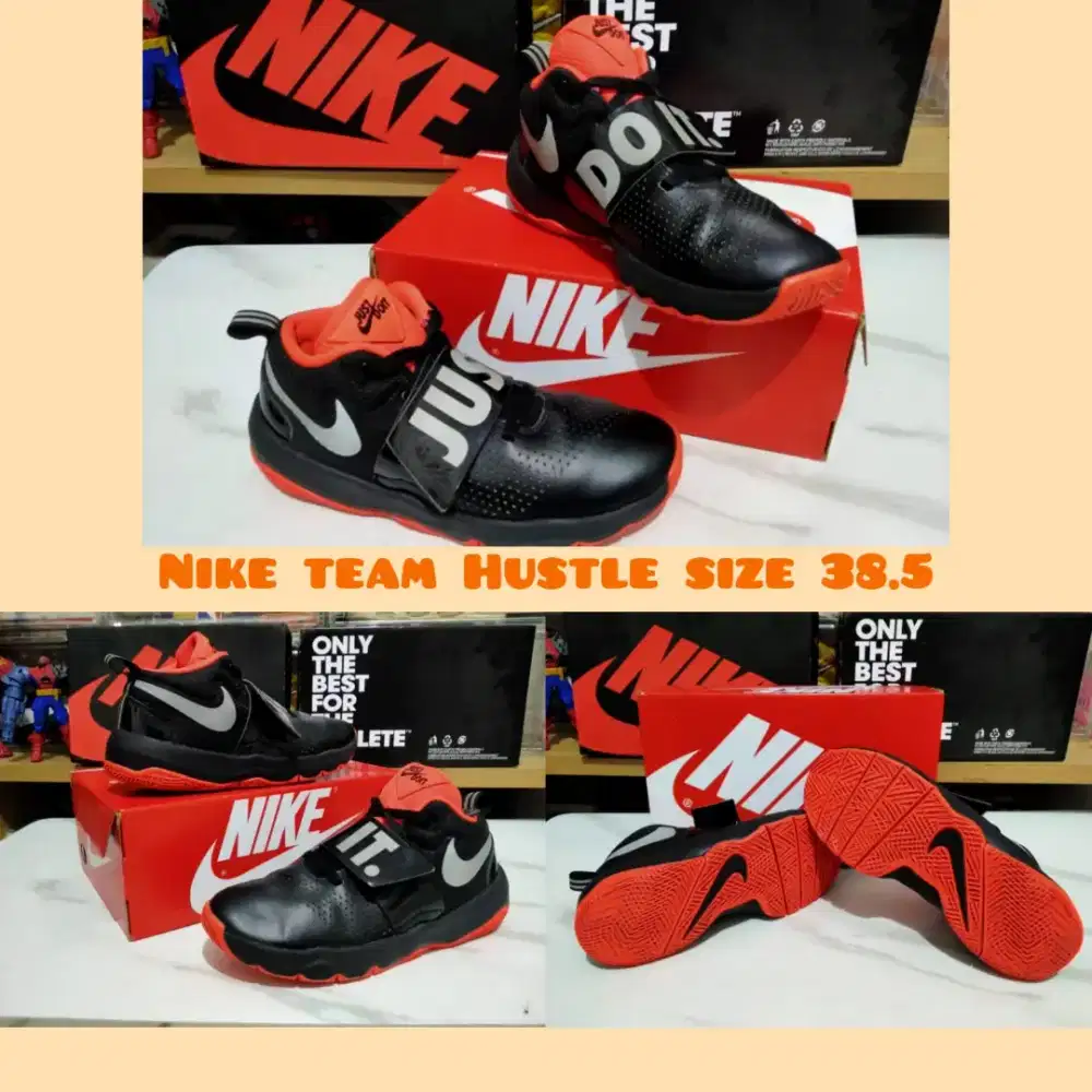 Sepatu Nike Team Hustle size 38.5